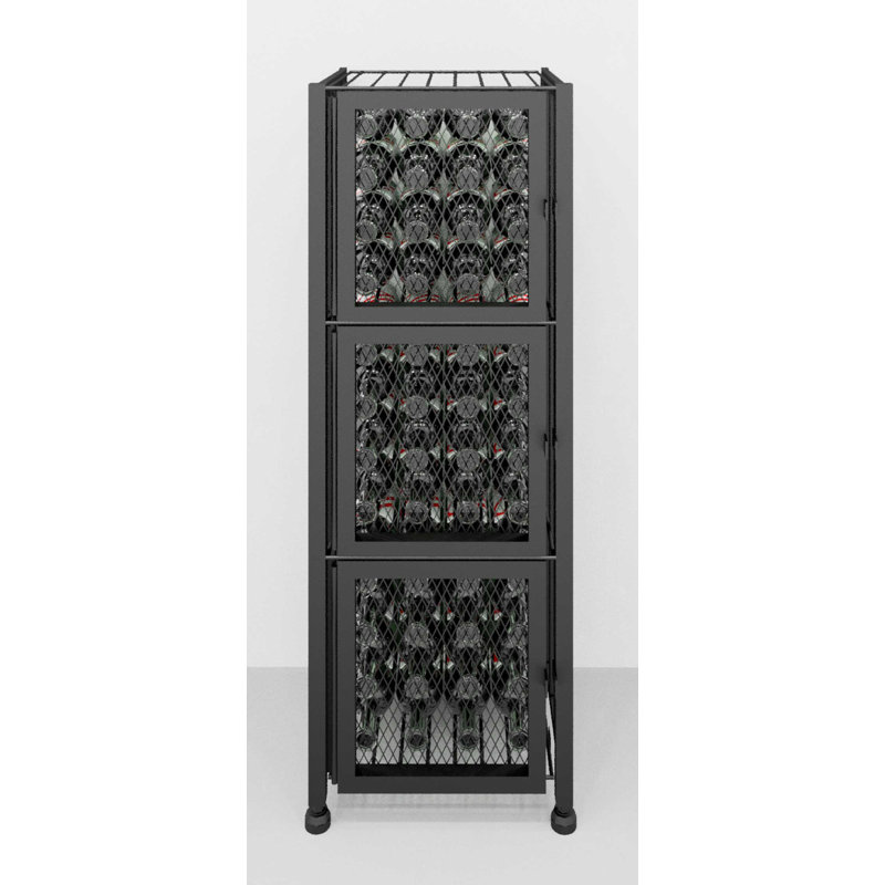 VintageView Locker 48 Bottle Floor Wine Bottle Rack Wayfair